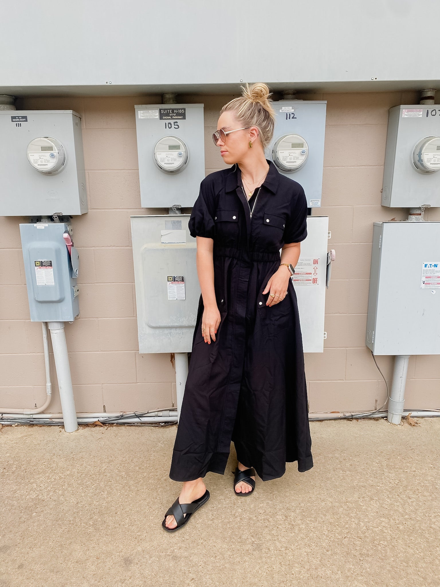 Zip Up Utility Maxi Dress - ShopFringeClothing.com Zip Up Utility Maxi Dress - ShopFringeClothing.com