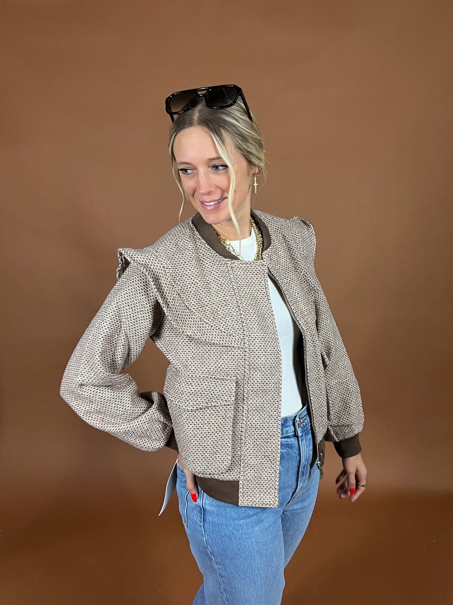 Charlie Printed Bomber Jacket