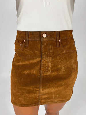 Stash Mini Skirt | Cognac