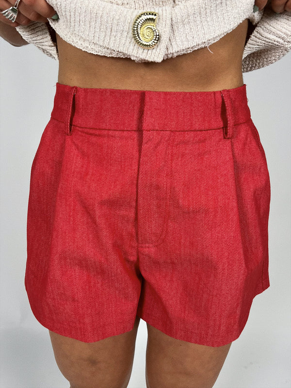Harrison Tailored Red Shorts