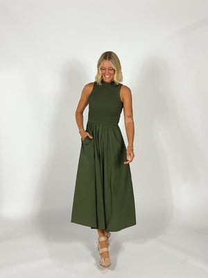 Olive Avenue Midi Dress