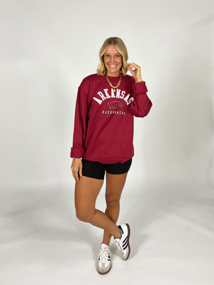 Arkansas Razorbacks Hog Sweatshirt / Large