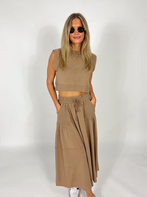 Boyish Skirt Set