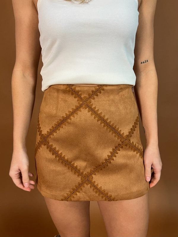 All Sewn Up Mini Skirt