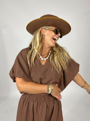 Coffee Break Skirt Set