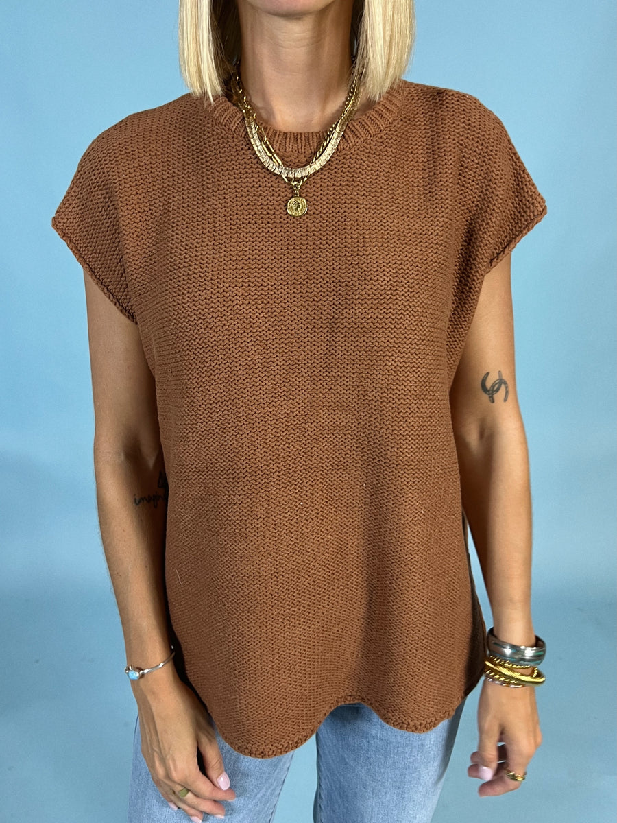 Kit Sweater Cap Sleeve