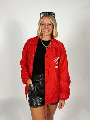 90s Arkansas Razorbacks Rain Jacket