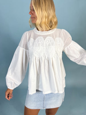 Lucy Lace Detail Top