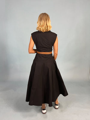 Belt It Out Black Dress