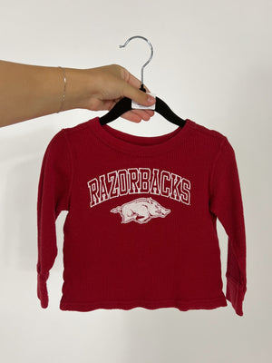 Kids Razorbacks Waffle Knit Tee