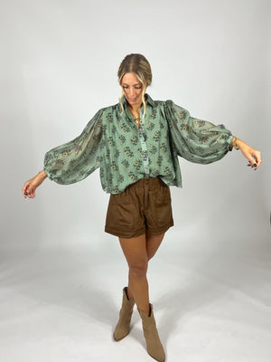 Whimsy Floral Blouse