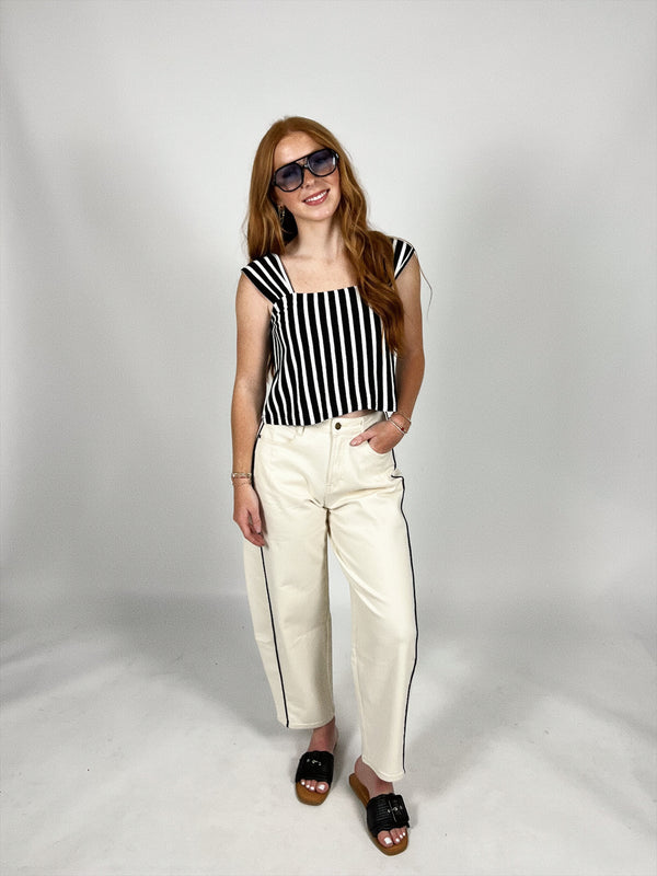 Off The Record Barrel Jeans
