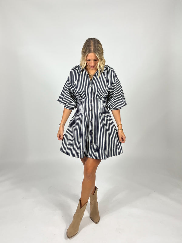 Stripe Scene Mini Dress