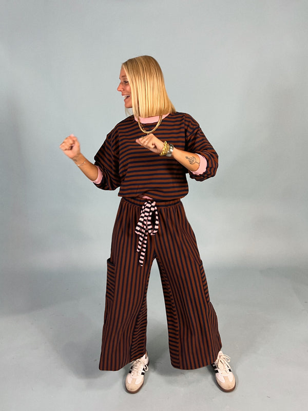 Stripes On Stripes Lounge Set