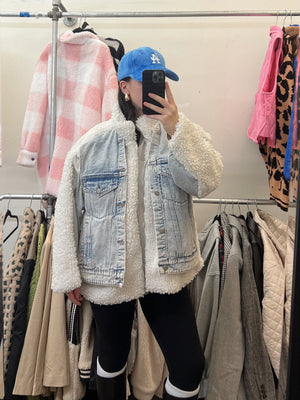 Kendall Sherpa Denim Jacket