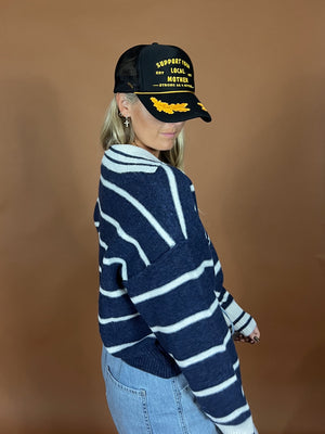 Marina Blue Soft Pullover