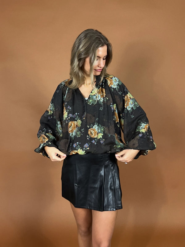 Golden Hour Floral Blouse