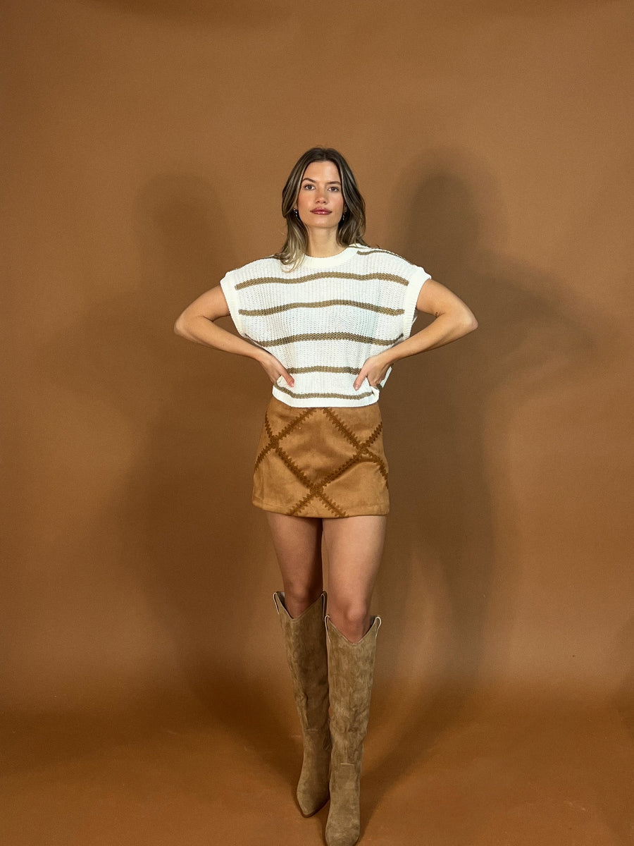 Sunday Stripe Knit Top