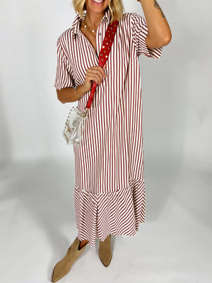 In The Same Stripe Maxi Dress