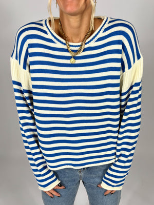 Easy Blues Stripe Sweater
