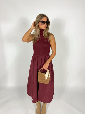 Penelope Mock Neck Dress