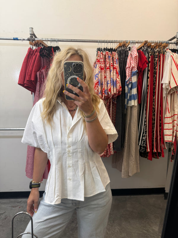 Blaire Peplum Waist Top