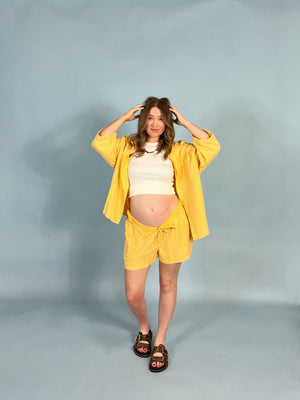 Sunflower Drawstring Shorts