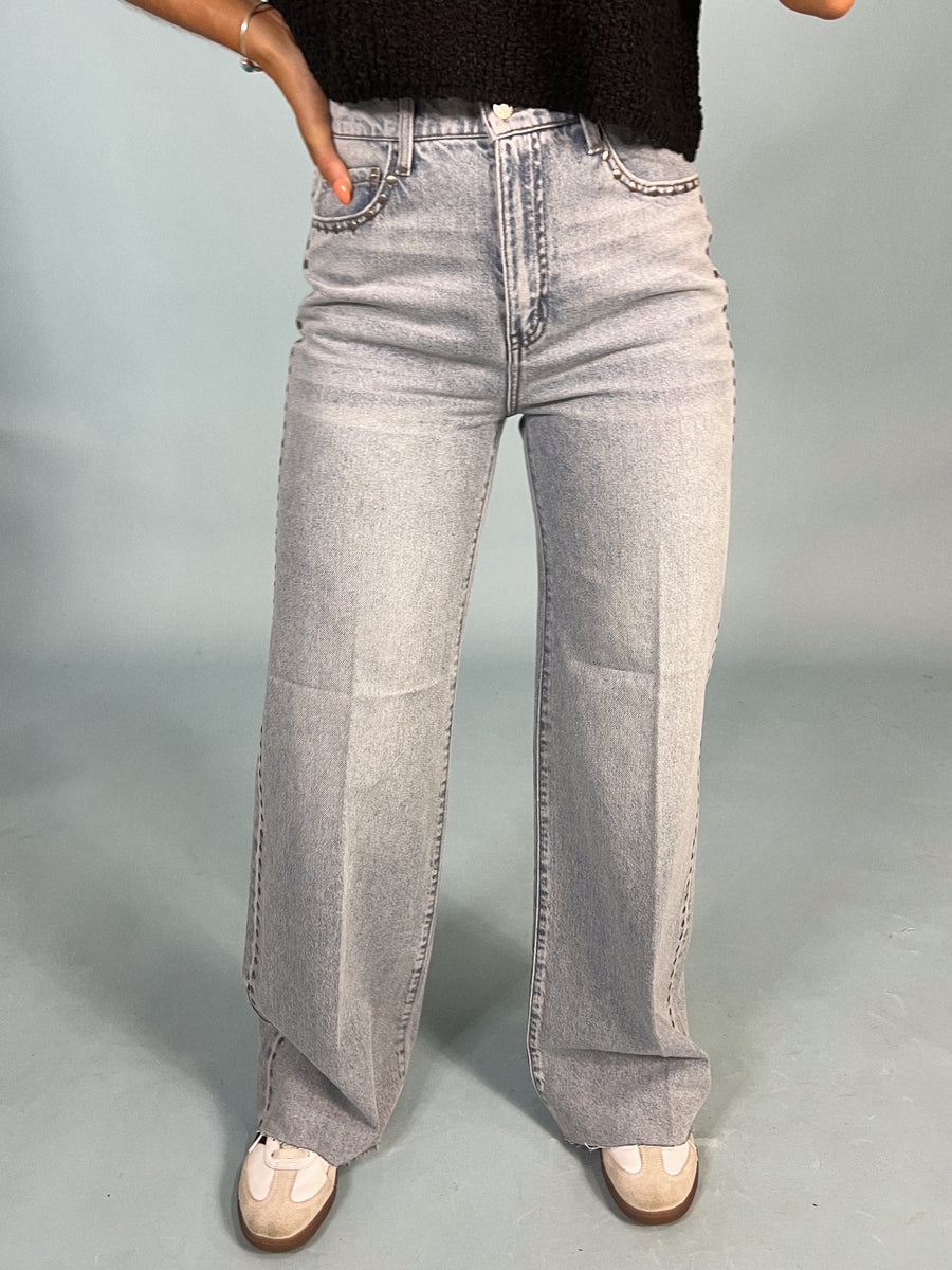 Far Out High Rise Wide Leg | Let's Dance