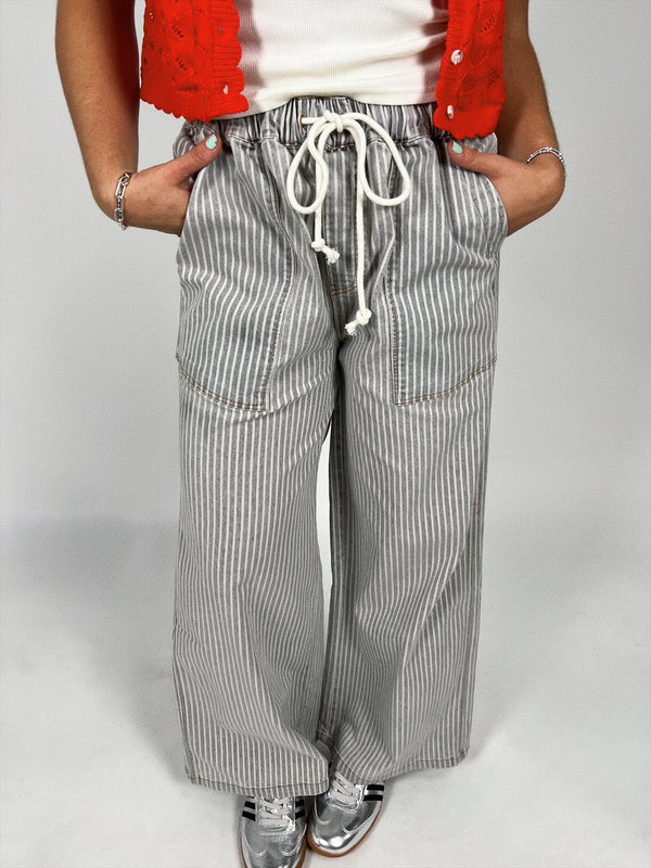 Cove Washed Stripe Pants