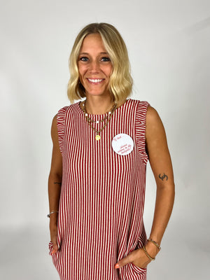 Sweet Stripes Maxi Dress