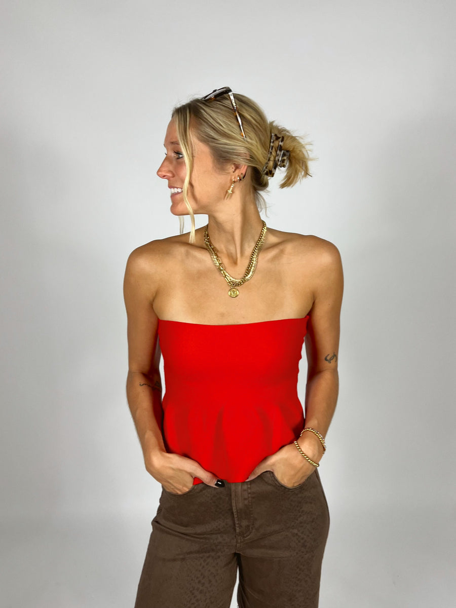 First Crush Strapless Top