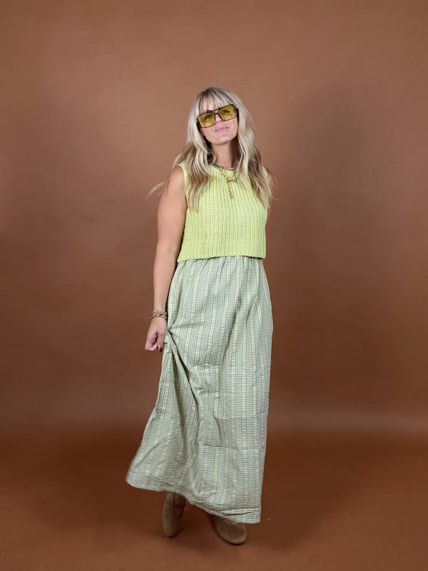 Lime Light Midi Dress