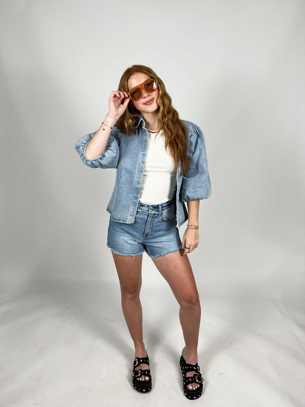 Knockout High Rise Shorts | Starry