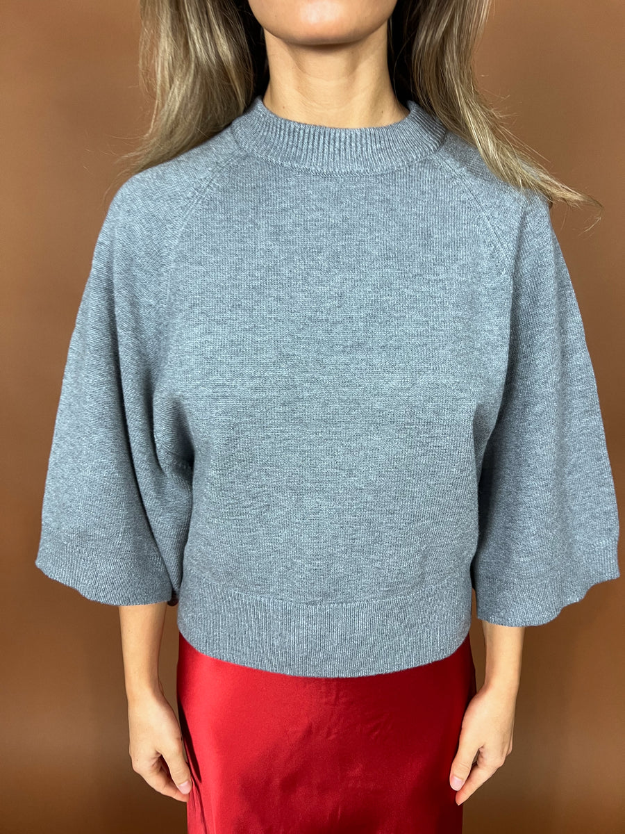 Riley Grey Knit Top