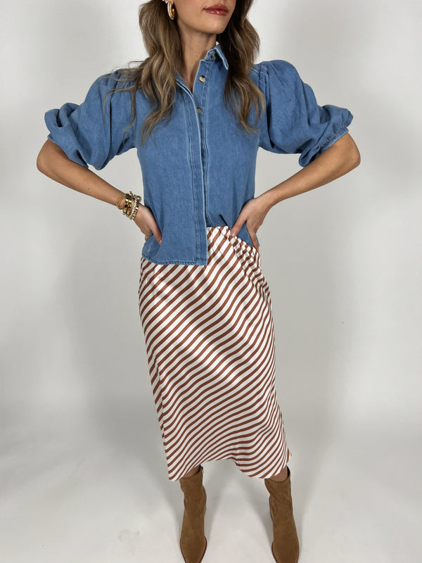 Studio Stripe Skirt