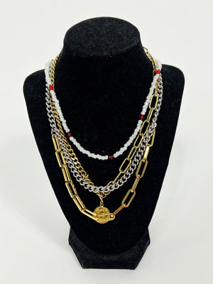 Razorback Beaded Necklaces