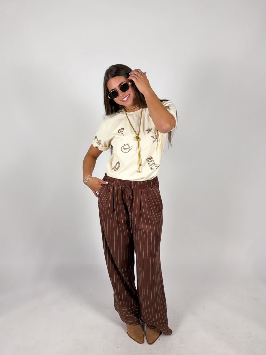 Wild West Embroidered Tee