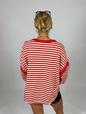 Game Plan Balloon Sleeve Top