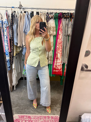 With Lime Please Lace Top
