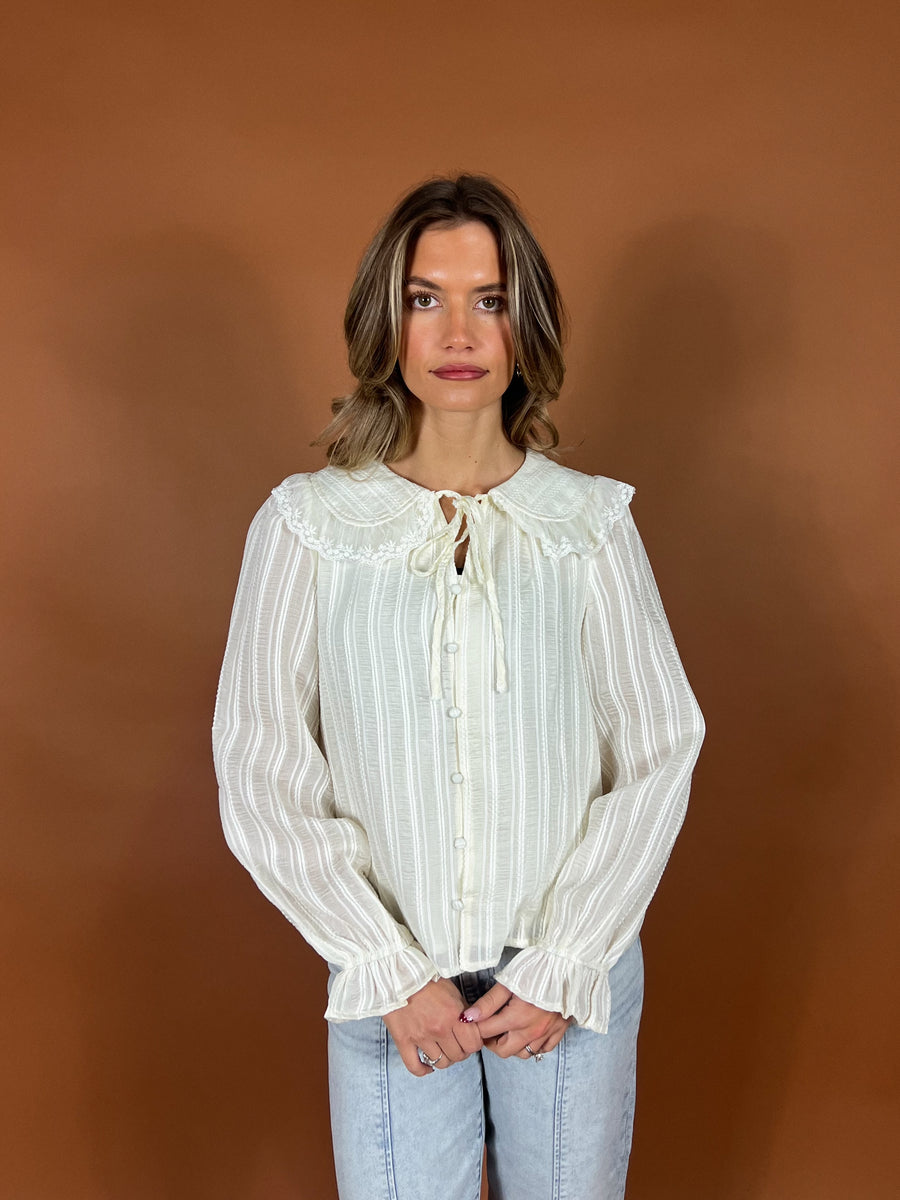Keepsake Ruffle Collar Blouse
