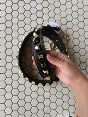 Cairo Black And Gold Bag Strap