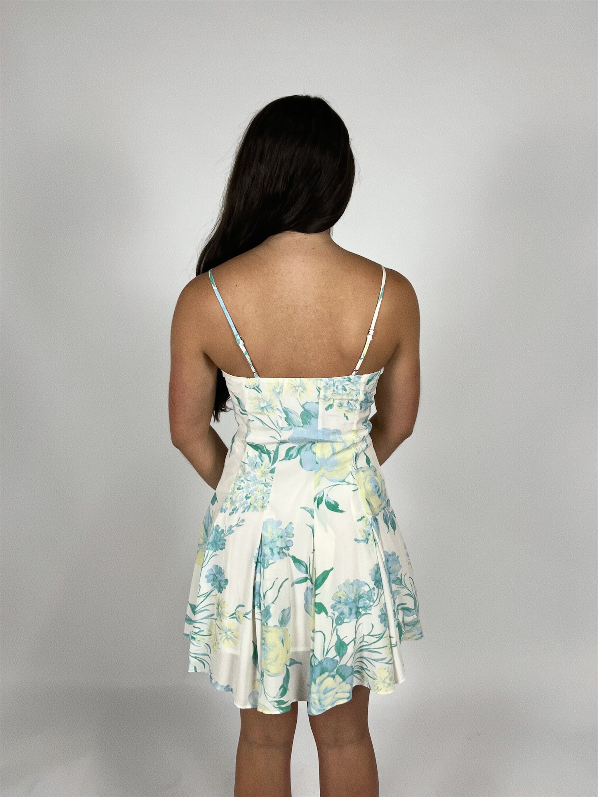 Demi Floral Flared Mini Dress - ShopFringeClothing.com Demi Floral Flared Mini Dress - ShopFringeClothing.com