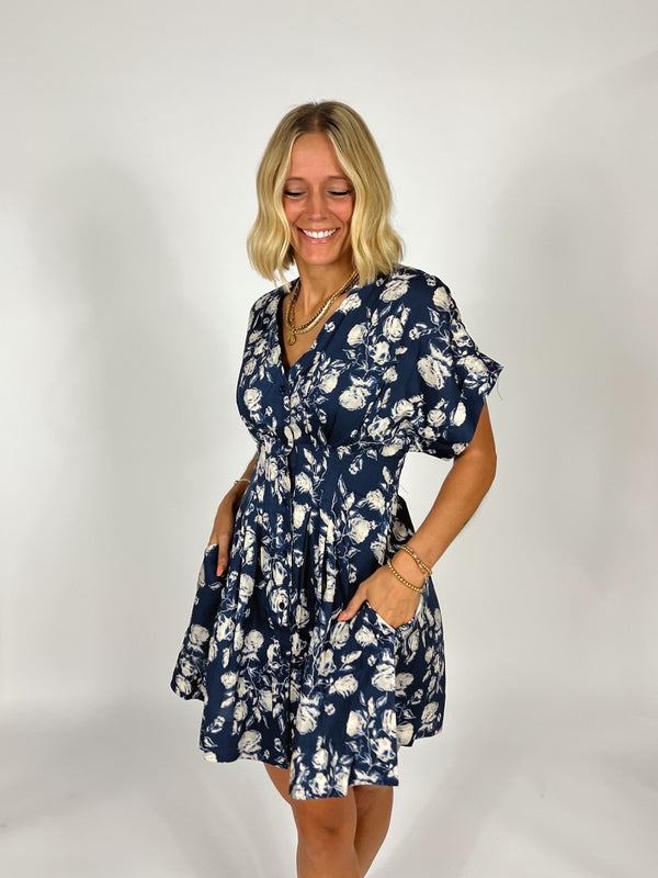 Midnight Floral Dress