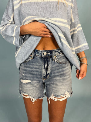 Ivy Denim Shorts | Waveline