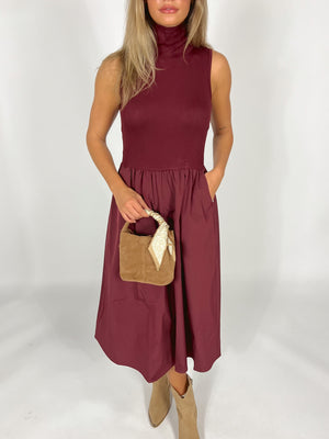 Penelope Mock Neck Dress