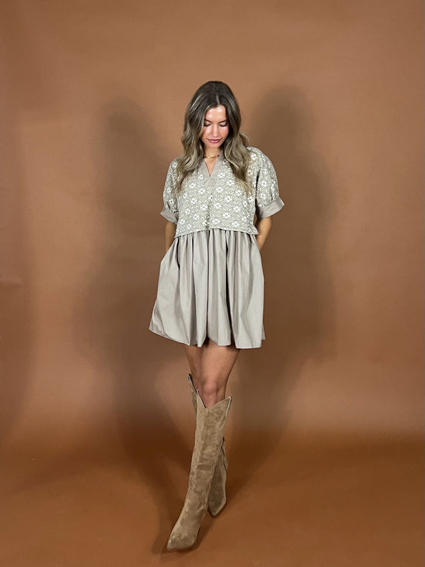 Soft Spoken Babydoll Dress