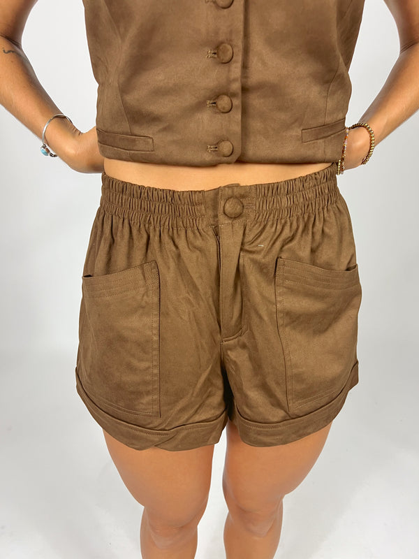 Something Suede Shorts