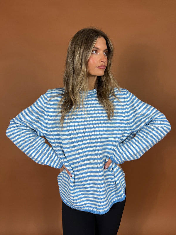 Margot Stripe Knit Sweater
