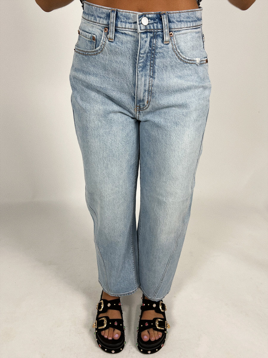 Westward High Rise Barrel Jeans | Pulse