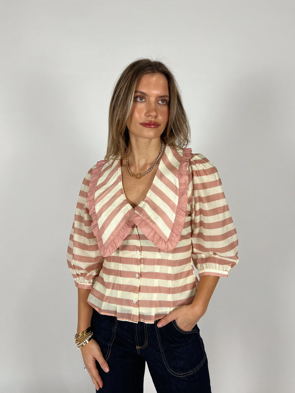 Frankie Collared Blouse